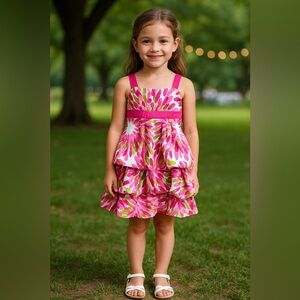 Amy Byer tiered bubble dress, size 8, MSRP $49